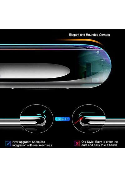 Vendas Apple iPhone 15 Uyumlu Plus Zore Rika Premium Temperli Cam Ekran Koruyucu