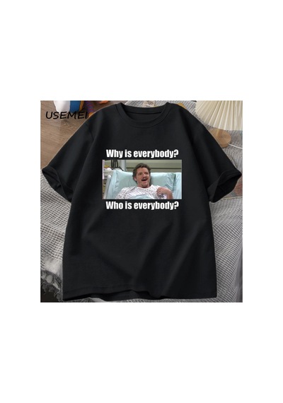 Tarzsokak Pedro Pascal Snl Neden T-shirt Adam Komik Teepamuk Kısa Kollu Erkek Pamuk T-shirt Yaz 3039 Çok Renkli