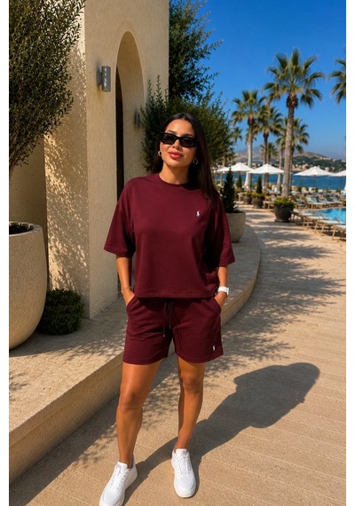 Gigi Wardrobe Noir Coast Takım Bordo Bordo