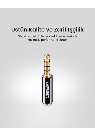 Ugreen 3.5mm Erkek To 2.5mm Dişi Jak Dönüştürücü, 20502