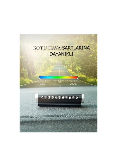 Araç İçi Metal Metal Çevirmeli Telefon Numaratör - 715220672