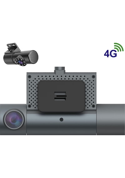 Techsmart Dahili 2 Kameralı + Harici 1 Kamera + 4g + H265 Mobil Araç Kamera Tch-bk6mzh-3ch-4g