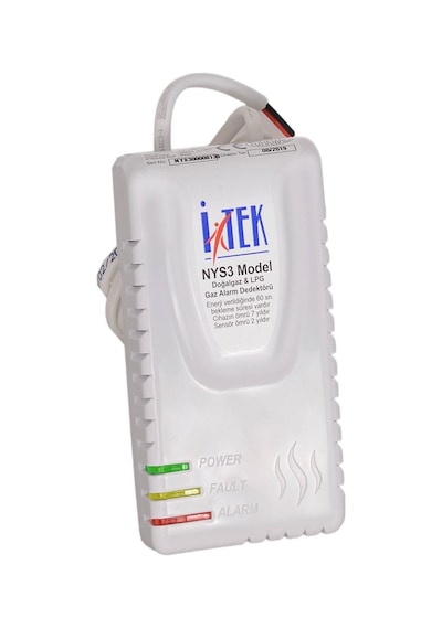 İtek Nys-3 Doğalgaz Alarm Cihazı Gaz Dedektörü