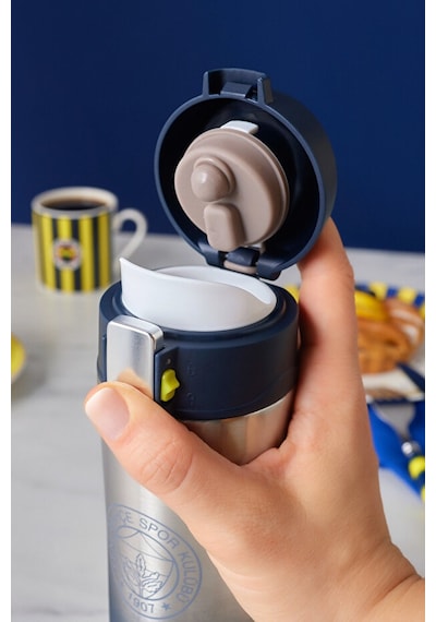 Karaca X Fenerbahçe Lisanslı Çelik Sızdırmaz Termos Kutulu 450 Ml Sarı