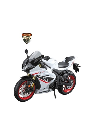 Suzuki Gsx-r1000 Maket - 1:9 Büyük Ölçek Işıklı Beyaz