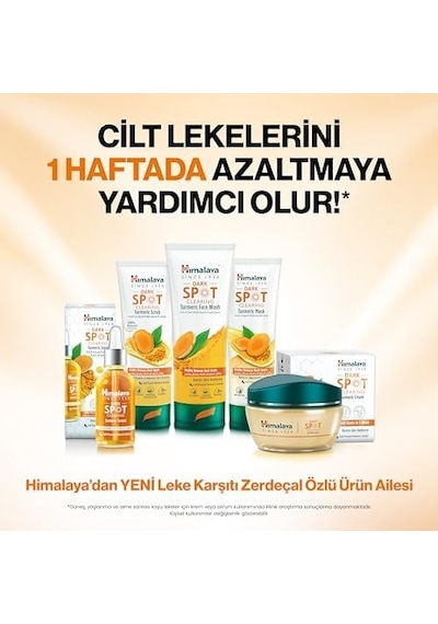 Himalaya Since 1930 Dark Spot Clearing Leke Karşıtı Zerdeçal Özlü Yüz Peeling Scrub 75 Ml