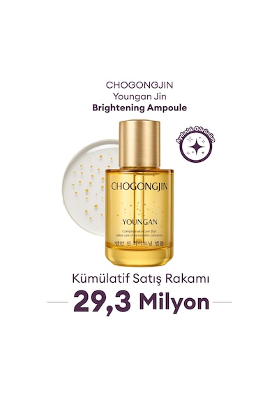 Missha Chogongjin Youngan Jin Brightening Kırışıklık Karşıtı Aydınlık ve Canlı Görünüm Sunan Ampul