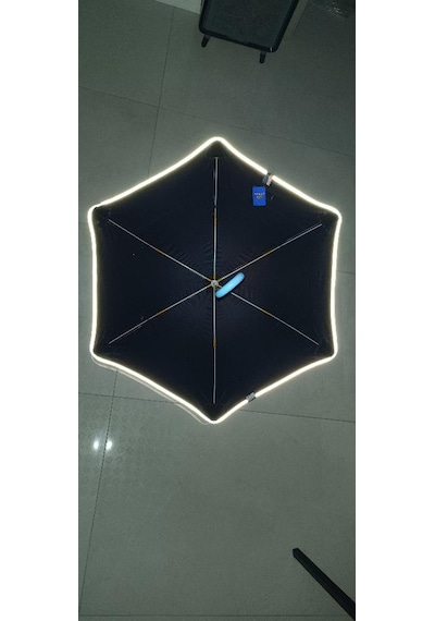 Kız Çocuk Baston Şemsiye Reflektörlü Karakter Desenli Boyu 70 Cm Çapı 80 Cm 6 Telli İsim Etiketli Pembe