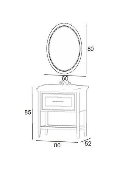 Denko Öykü 80 Cm Beyaz Banyo Dolabı Alt Modül Lavabo Beyaz Denko Öykü 80 Cm Beyaz Banyo Dolabı Alt Modül Lavabo Beyaz