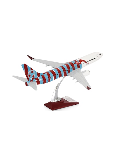 Zekupp Boeing 737-800 Bordo Mavi Taraftar Özel Tasarımlı 1/100