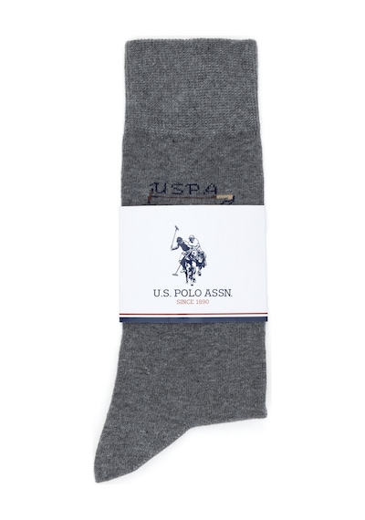 U.s. Polo Assn. Erkek Gri Melanj Çorap 50295700-vr086 Gri Melanj