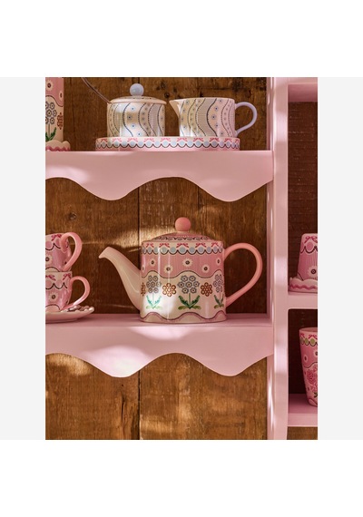 Pembe Stoneware Demlik 1000 Ml