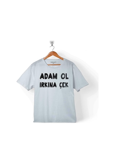 Adam Ol Irkına Çek Göktürkçe Türk Bozkurt Çocuk Tişört 001