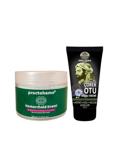 Proctohemo 100 Ml Kremi + İbn-i Sina Çörek Otu Kremi 50 Ml