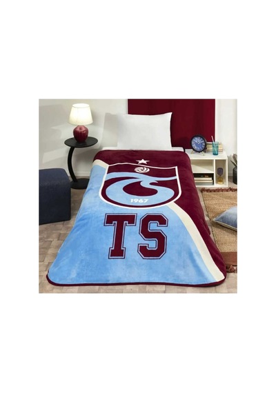 Trabzonspor Tek Kişilik Battaniye Bordo