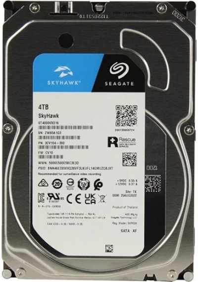 Seagate 3.5 Skyhawk 4tb 5900rpm 256mb Sata3 Güvenlik Hdd St4000vx