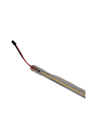 220 Volt 2835 Çubuk Led 30 Cm Kasalı Dim Edilebilir Bar Led 220v Gün Işığı 3000-3200k-şeffaf Cam