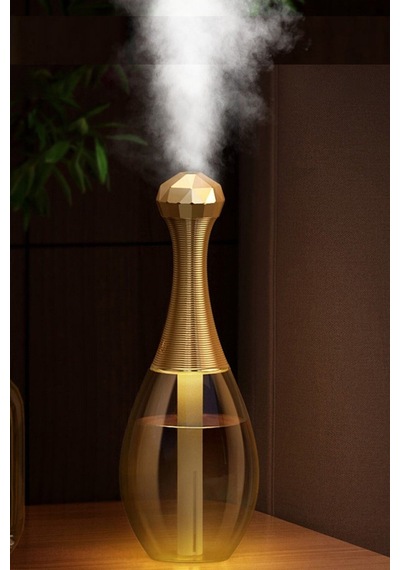 Hava Nemlendirici Aromatik Oda Kokusu Difüzörü Buhar Ultrasonik 7 Renk Led Işıklı 300 Ml