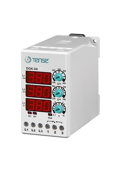 Tense Dgk-04 Trifaze Düşük Gerilim Kontrol Rölesi