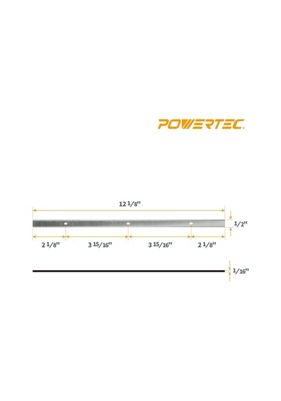 Powertec Zanaatkar 21722, 21780 Için 12 İnç Planya Bıçakları, Lim Diğer
