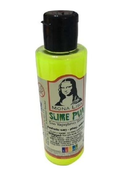 Slime Sıvı Tutkalı 70 ML Fosforlu Sarı
