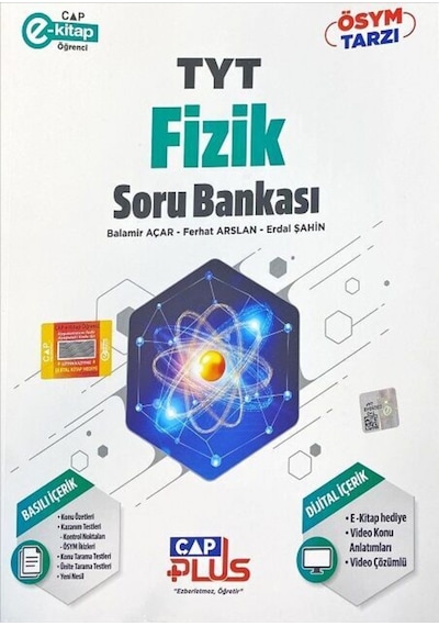 Çap Yayınları Tyt Fizik Plus Soru Bankası