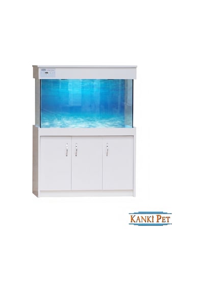 Kanki Pet 120 CM Mobilyalı Lüks Akvaryum Kumandalı Led Aydınlatma