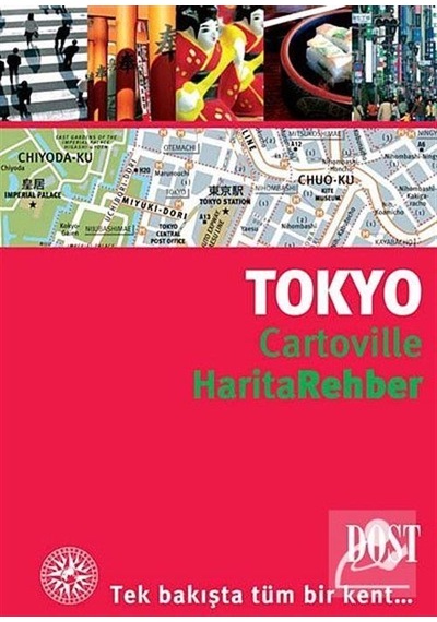 Cartoville Harita Rehber Tokyo - Vincent Grandferry - Dost Kitabevi