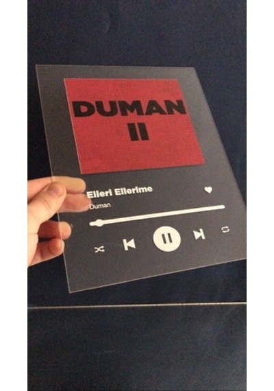 Spotify Cover Müzik Sevenlere Hediye Masa Duvar Süsü