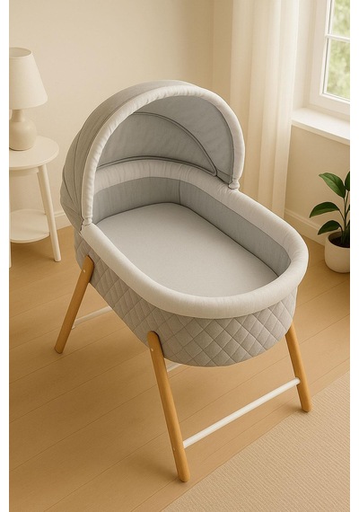 3 Adet 70 X 120 X 20 Cm Anne Yanı Lastikli Penye Kumaş Bebek Çarşafı