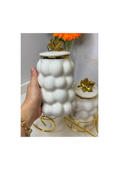 Bubble 3 Lü Gold Standlı Porselen Baharat Takımı Diğer