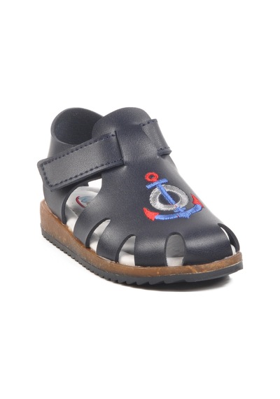 Lacivert Cırtlı Hafif Unisex Çocuk Sandalet 17372 B Lacivert