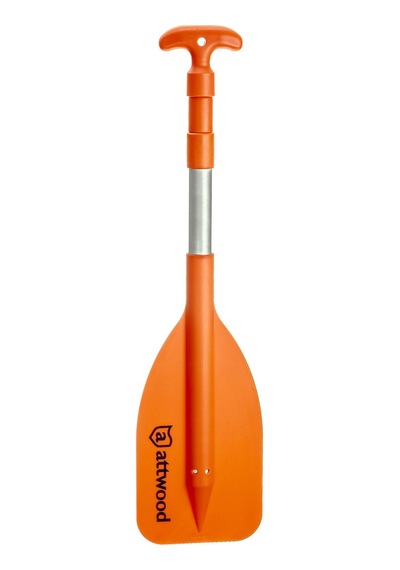 Attwood Tekne İçin Acil Teleskopik Kürek, Katlanabilir, 24 "ila 54", Turuncu