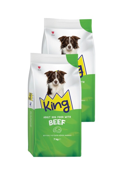 King Biftekli Yetişkin Köpek Maması 2 X 7 Kg
