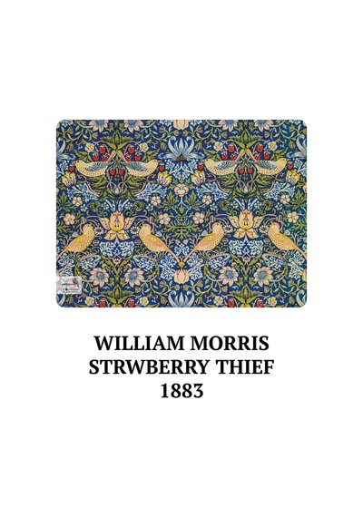 William Morris Defter Seti, The Kelmscott Collection, Çizgisiz, 64 Sayfa, 14x21cm, Çok Renkli, 4'lü