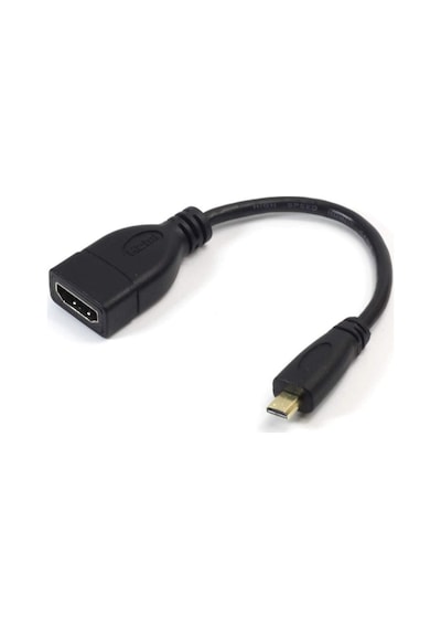 Micro Hdmi To Hdmi Çevirici Görüntü Ve Ses Aktarım Kablosu 15 Cm