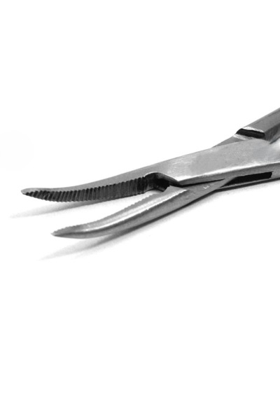 Mosquito Hemostatik 12.5 Cm Pens Eğri