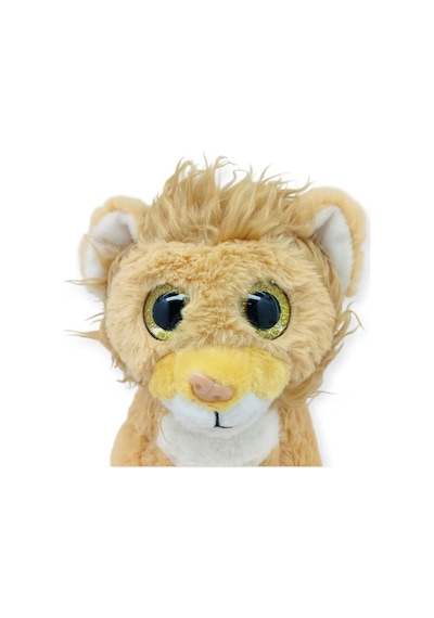 Peluş Cam Gözlü Hayvanlar 25 Cm - Aslan