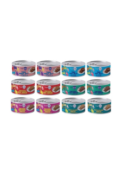 Karışık Kedi Konserve Maması, 85 Gr, 12 Adet