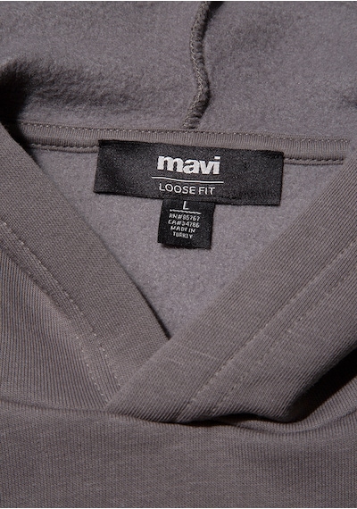 Mavi - Kapüşonlu Gri Basic Sweatshirt 0s10275-70096 Gri