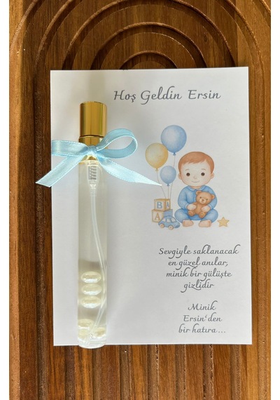 Kişiye Özel - İsme Özel Hoş Geldin Bebek Ve Bebek Mevlüdü Hediyeliği - Sünnet 11CM