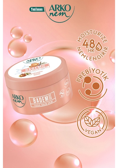 2 Adet Arko Nem Krem Prebiyotik Badem Sütü 250 Ml