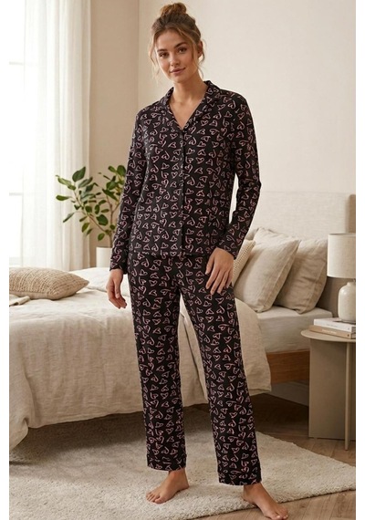 Norcia Sports Pembe Kalp Desenli Uzun Kollu Pijama Takımı 4602 -siyah Çok Renkli - 929322482 Çok Renkli - 929322482 Çok Renkli Norcia Sports Pembe Kalp Desenli Uzun Kollu Pijama Takımı 4602 -siyah Çok Renkli - 929322482 Çok Renkli - 929322482 Çok Renkli