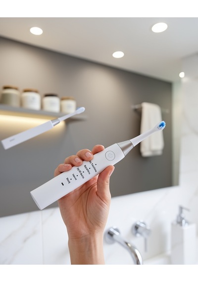Elektrikli Diş Fırçası 500 Mah Pil Ve 4 Yedek Başlık Seti