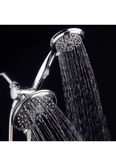 Lüks Hydroluxe 30-setting 3 Yollu 15,2 Cm Rainfall 26060000/el Duşu Combo Patentli Şalter Pause On/off Premium Krom Altın