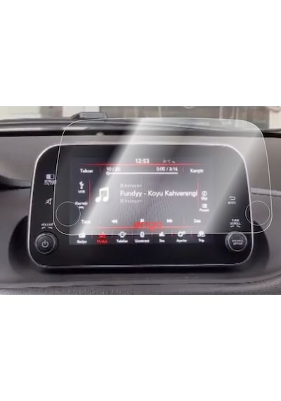 Fiat Egea 7 İnç Ekran Koruyucu Multimedya Navigasyon Uyumlu