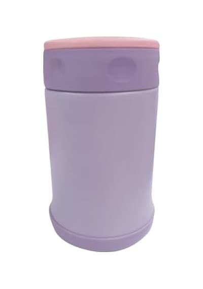 Çelik İçli Termos 500 Ml Çelik Kaşık İle Mor-pembe Diğer