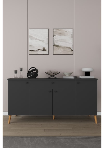 Lüks Yemek Odası Takımı 3 Parça %100 Mdf Konsol Yemek Masası Tv Ünitesi Yt01 Antrasit Lüks Yemek Odası Takımı 3 Parça %100 Mdf Konsol Yemek Masası Tv Ünitesi Yt01 Antrasit