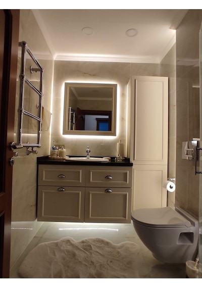 RETRO HAVLUPAN DİZAYN  BANYO RADYATÖR TOWEL RAİL 500x850