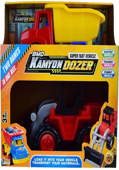 Asya Oyuncak Dozer Kamyon 2 Li Bmd002